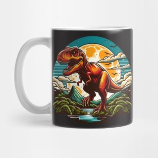 Retro T-Rex Mug